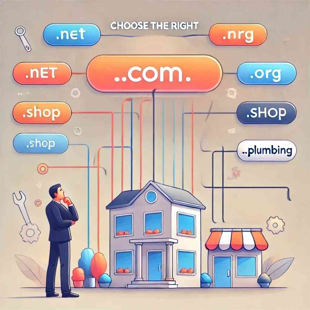 Select Proper Domain extensions
